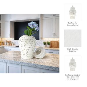 GUNNLAND WHITE CHINOISERIE 24 (IN) 9