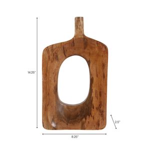 DOUGALGATE BROWN VASE 15 (IN) 9