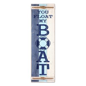 39-1/4" FLOAT MY BOAT SIGN 1