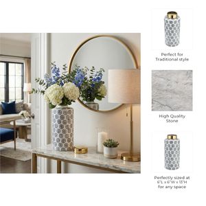 DORIANWORTH BLUE JAR 13 (IN) 9