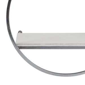 GAIGESTONE SET OF 3 SILVER WALL SHELF 8 (IN) 5