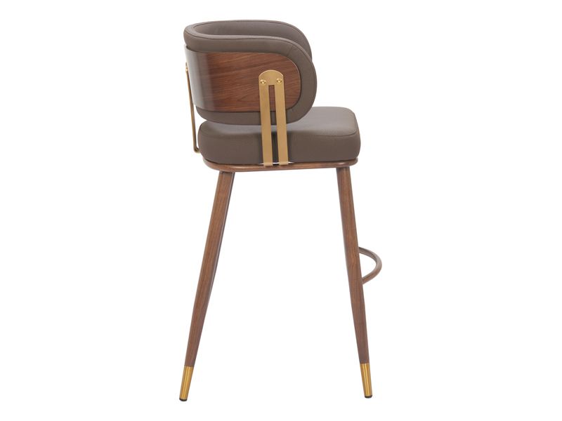 Brew Barstool Brown & Walnut 3