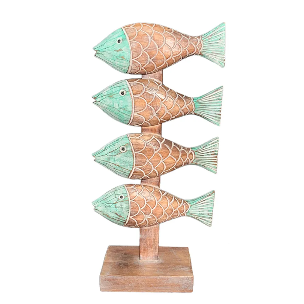 20" GREEN FISH ON STAND