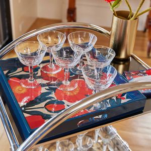 Icelandic Poppy 15 Inch Square Tray 5