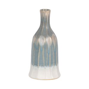 CARVERPORT BLUE VASE 9 (IN) 4