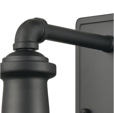Jackson 12″ High 1-Light Outdoor Sconce - Matte Black
