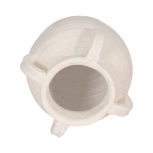 SKYELAKE WHITE VASE 10 (IN) 6