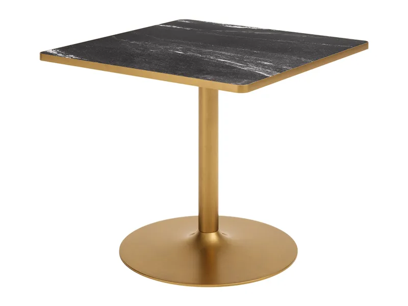 Caliza Dining Table Black & Gold 5