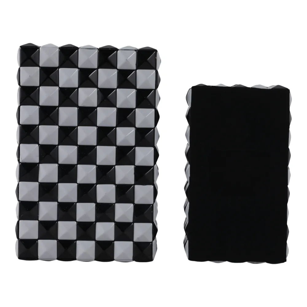 HARRISRIDGE SET OF 2 BLACK BOXES 5 (IN)
