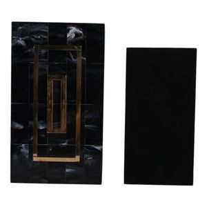 FARGOHAM SET OF 2 BLACK BOXES 5 (IN) 8