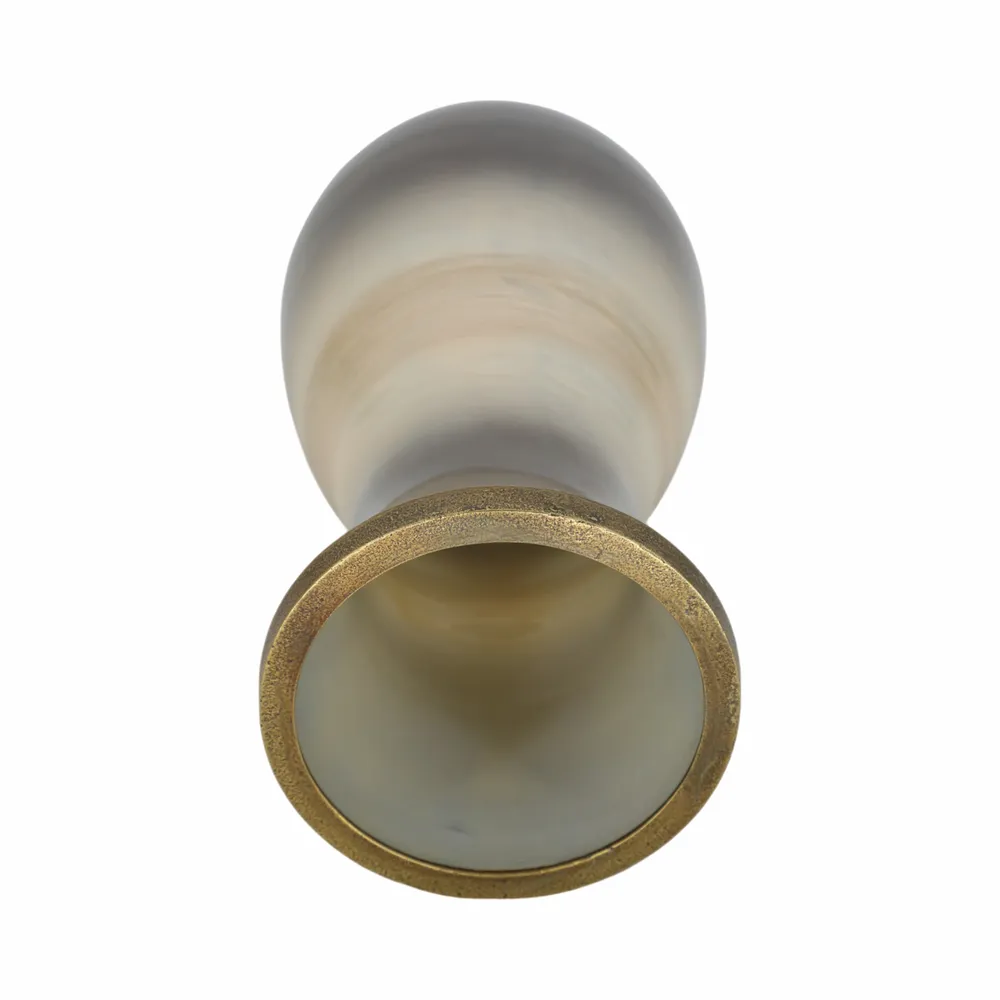 WOODSONBROOK BROWN GLASS VASE 18 (IN)