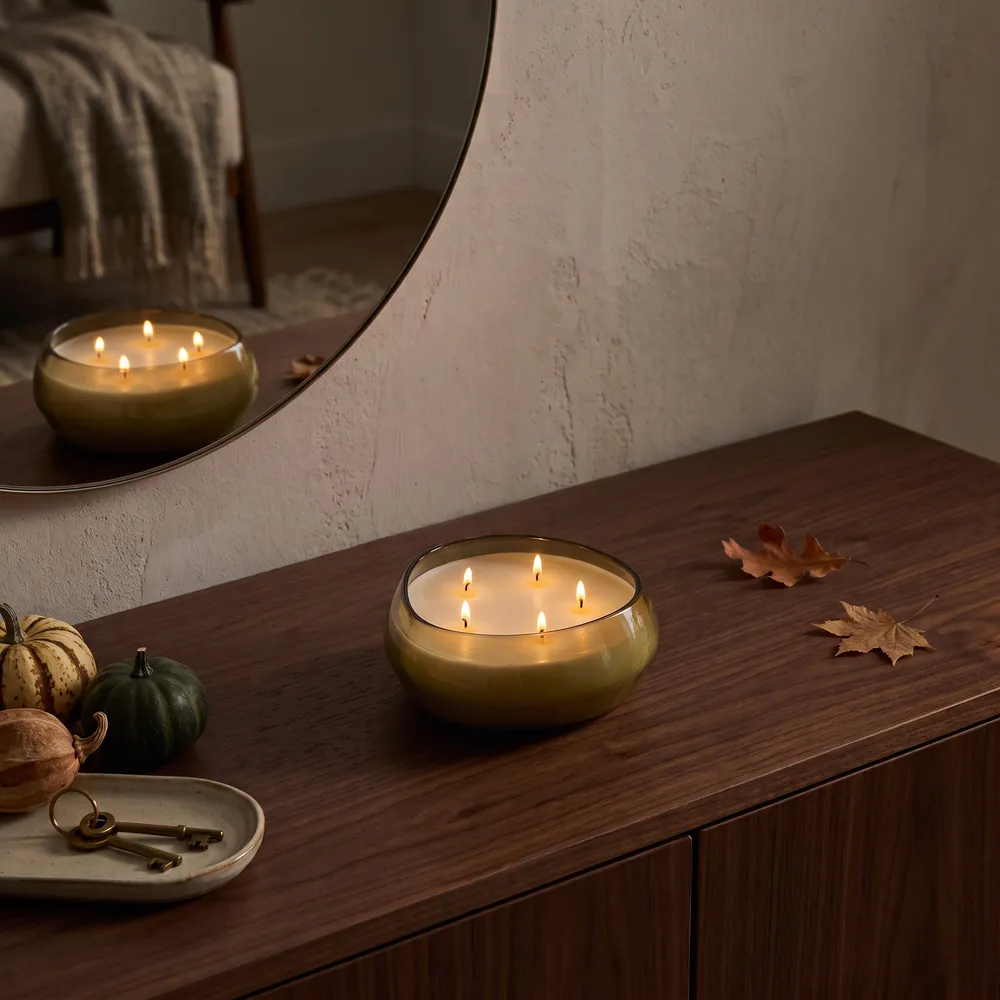 EMMONSCLIFF MIDNIGHT AMBER CANDLE 4 (IN)