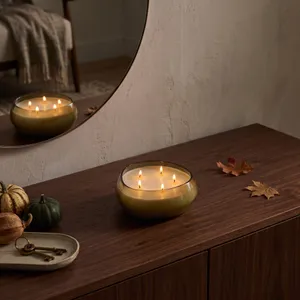 EMMONSCLIFF MIDNIGHT AMBER CANDLE 4 (IN) 2