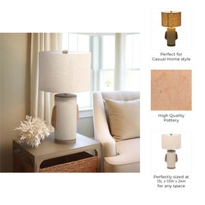 STORMHOLM IVORY LAMP 24 (IN) 11