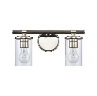 Burrow 15'' Wide 2-Light Vanity Light - Polished Nickel