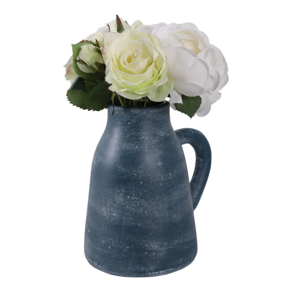 SHERMANCLIFF BLUE VASE 9 (IN)