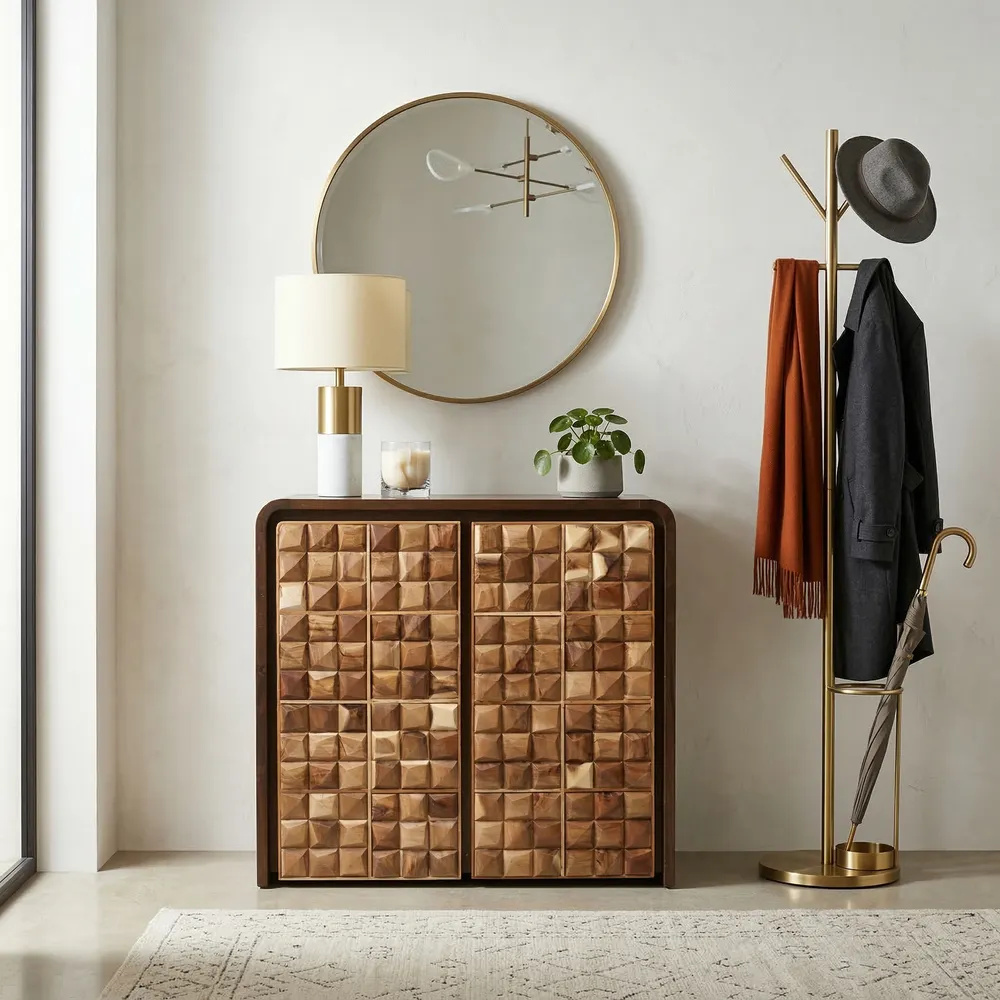 GARRETTFIELD BROWN CABINET 32 (IN)