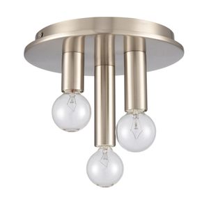 Pepper 8'' Wide 3-Light Flush Mount - Brushed Nickel 2