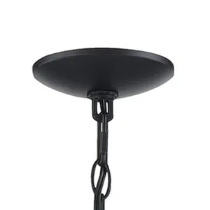 Meadowview 36'' Wide 9-Light Chandelier - Matte Black 4