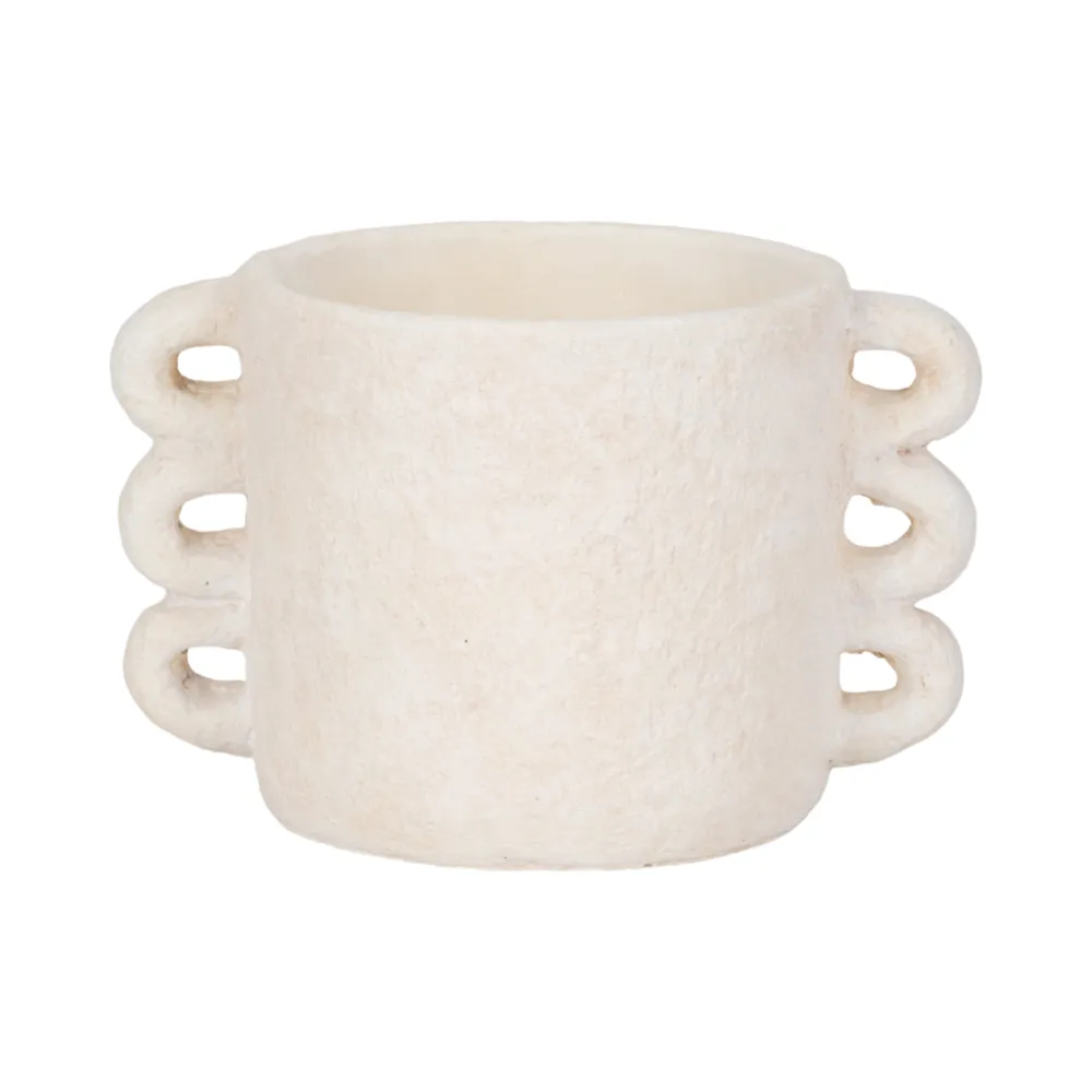 ARLOWHAVEN WHITE PLANTER 7 (IN)