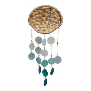24-3/4" RATTAN SHELL CAPIZ CHIME 1