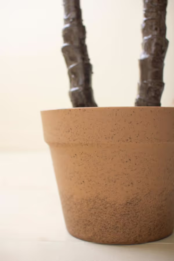 Artificial Heneken Plant with Faux Terracotta Pot