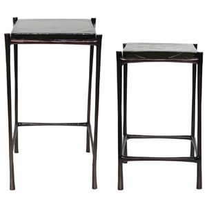 DRAKEROSE SET OF 2 BLACK TABLE 25 (IN) 1