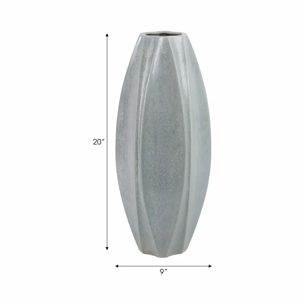 EMMETTON GRAY VASE 20 (IN)