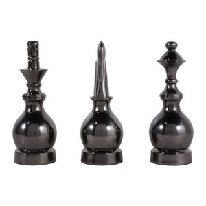 CASTONHOLM SET OF 3 SILVER DECOR 9 (IN) 4