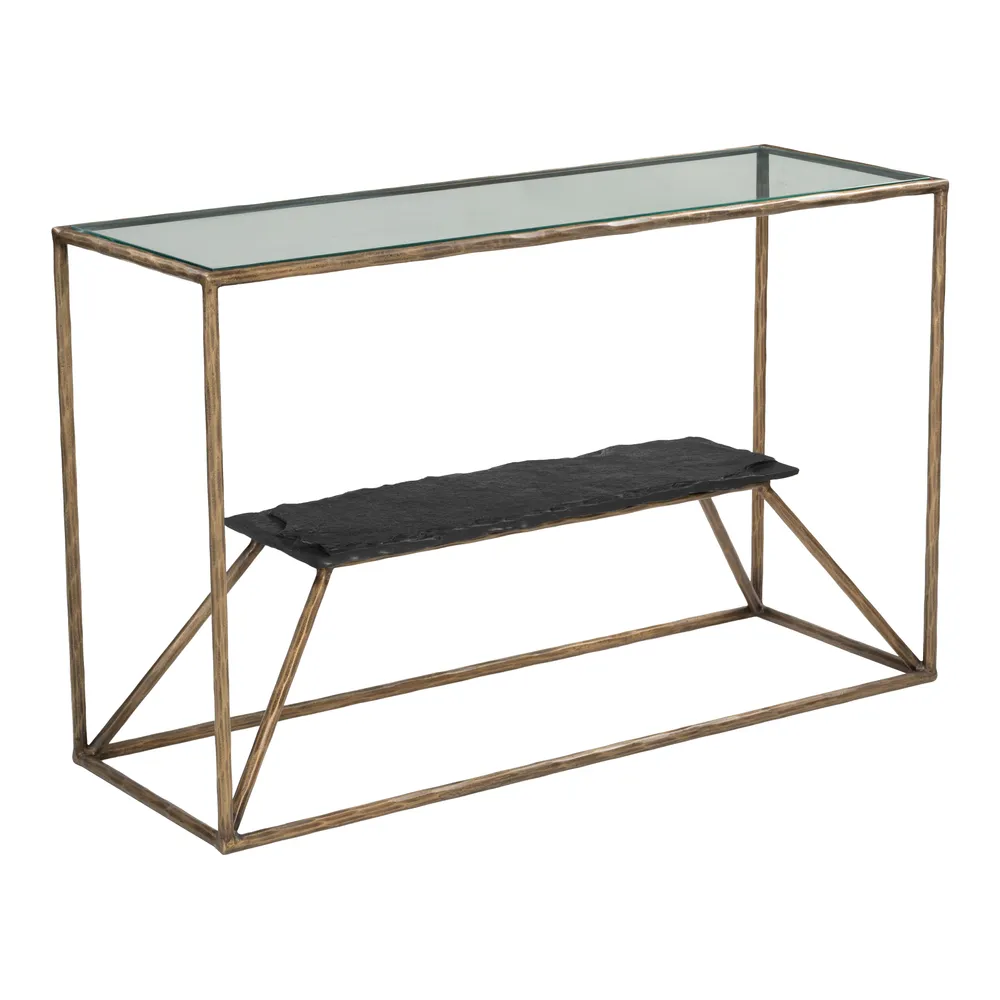 Ranol Console Table Brass