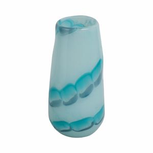 HELENARIDGE BLUE GLASS VASE 12 (IN) 4