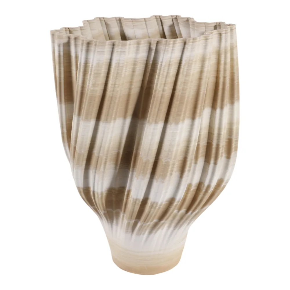 SYLVANTON TAN VASE 18 (IN)