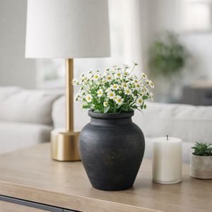 HAWLEYWORTH BLACK VASE 7 (IN) 2