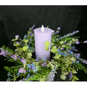 Violet Mist 6.5in Candle Ring 1