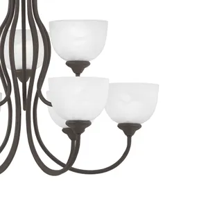 Tahoe 30'' Wide 9-Light Chandelier - Painted Bronze 4