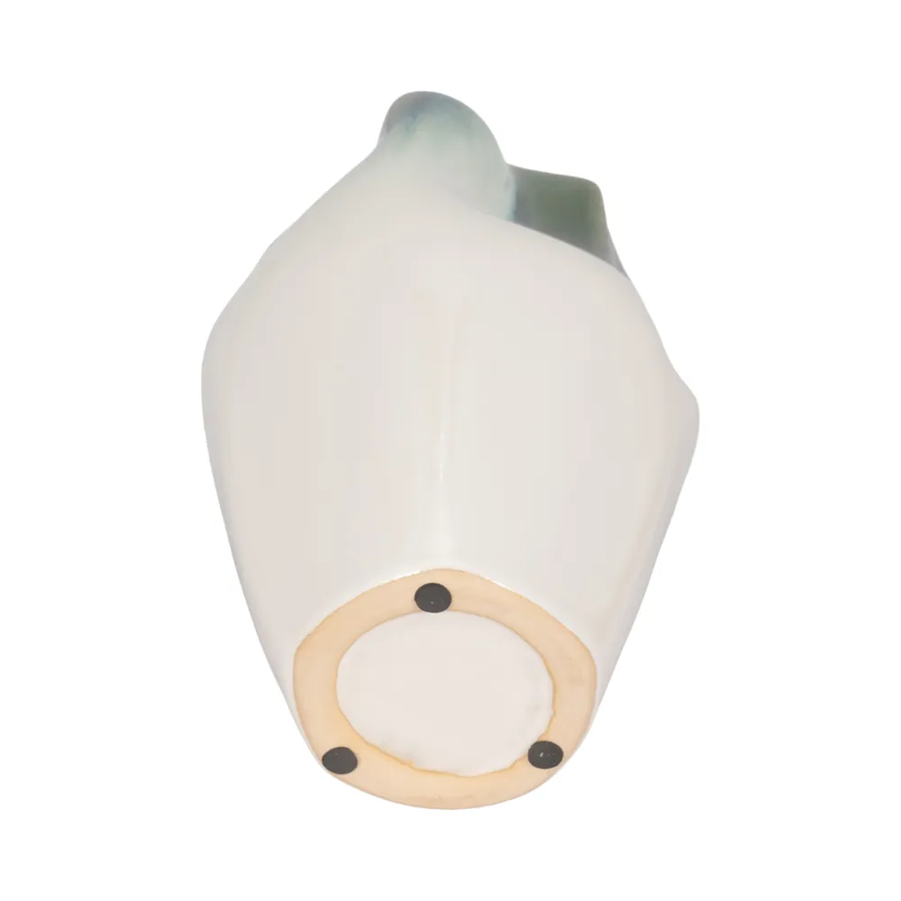 ALDERVALE WHITE VASE 10 (IN)