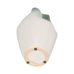 ALDERVALE WHITE VASE 10 (IN) 9