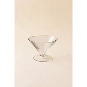 Hammered Glass Martini Glass 4