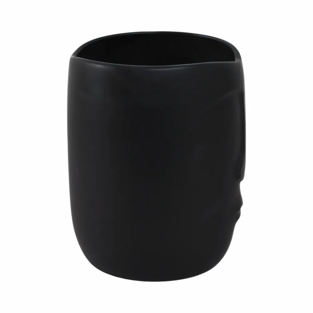 HEATHWIND BLACK VASE 8 (IN)