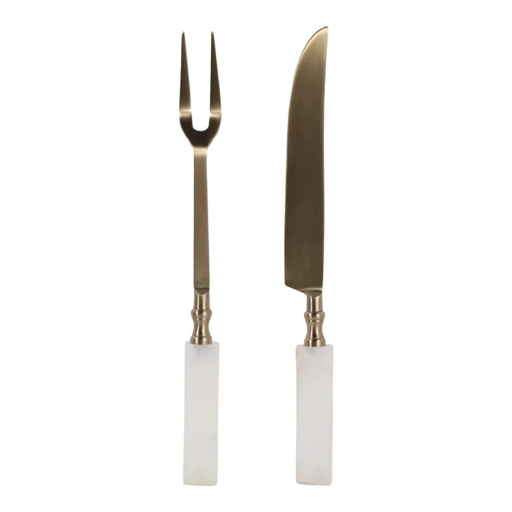 ELMCLIFF SET OF 2 WHITE SERVEWARE 1 (IN)