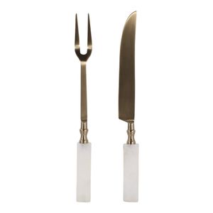 ELMCLIFF SET OF 2 WHITE SERVEWARE 1 (IN) 1