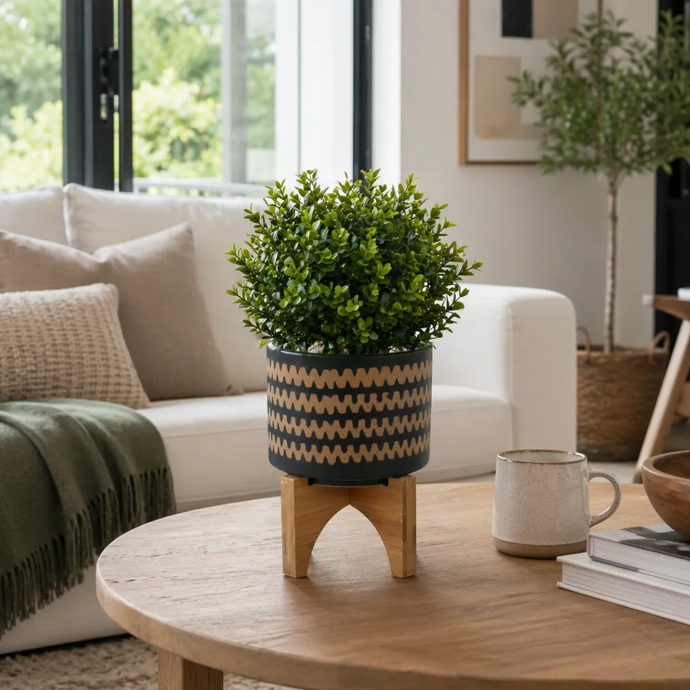 CADENROSE GREEN PLANTER 7 (IN)