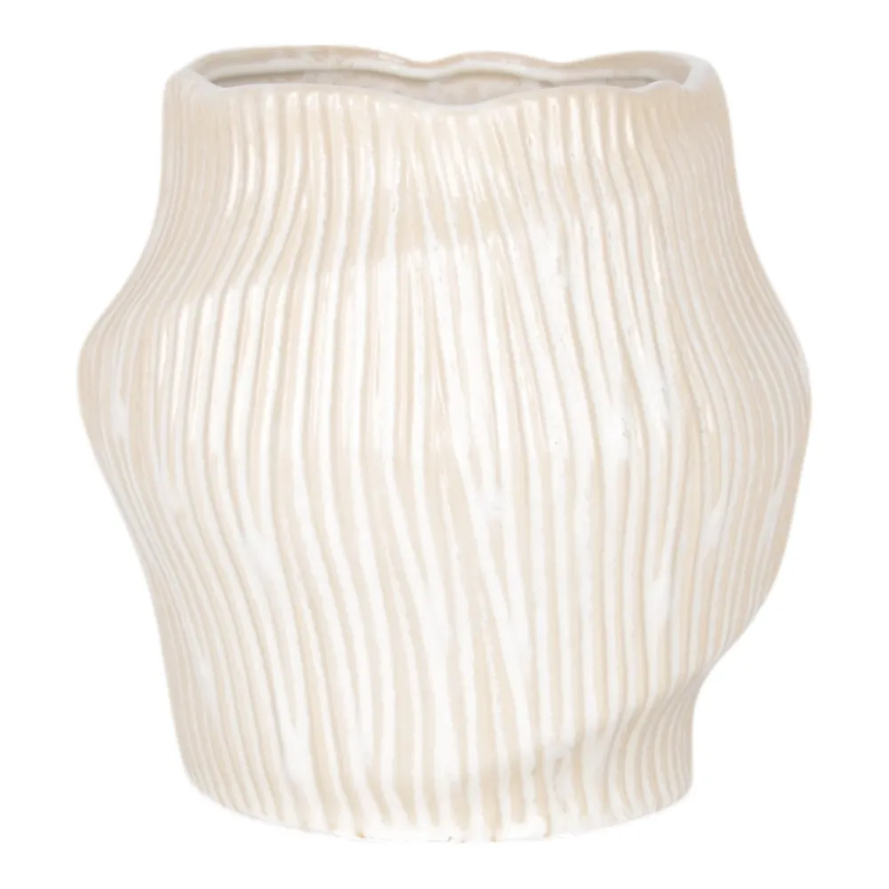 DORSEYSTONE CREAM VASE 11 (IN)