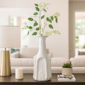 DAWSONWELL WHITE VASE 18 (IN) 12
