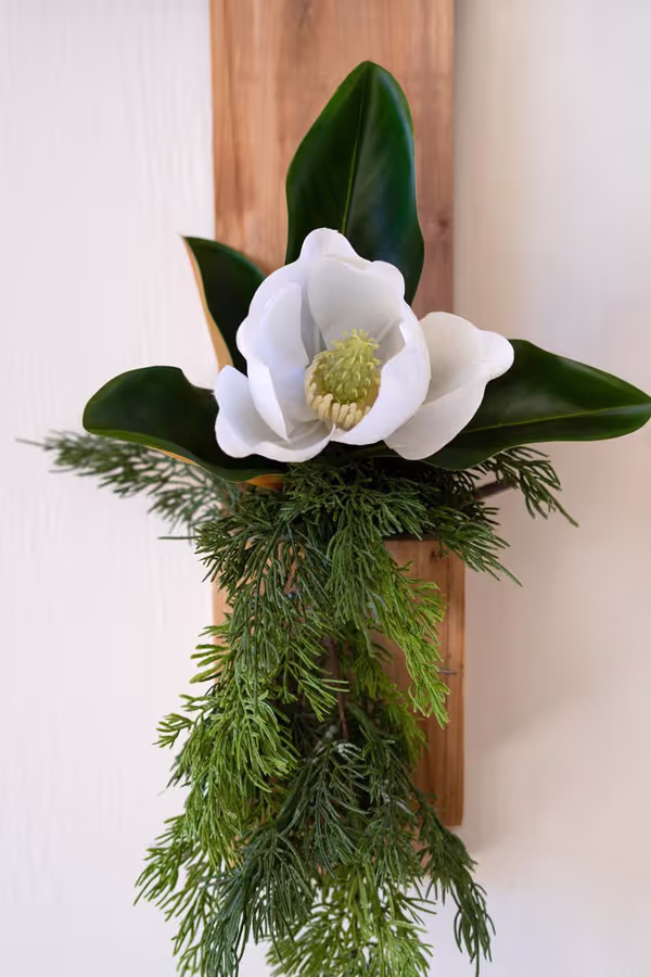 Recycled Pine Cross Wall Planter