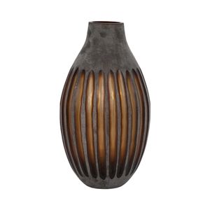 DESMONDCROSS GRAY GLASS VASE 17 (IN) 4