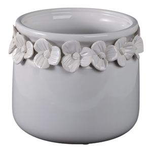 CROSBYGROVE WHITE PLANTER 6 (IN) 1