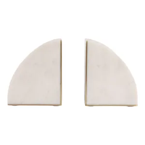 COREYFIELD SET OF 2 WHITE BOOKENDS 5 (IN) 4
