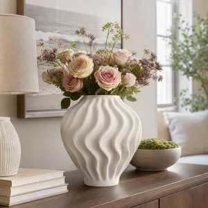 RAETON IVORY VASE 14 (IN) 11