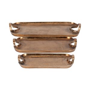 RAFEBURN SET OF 3 BRONZE TRAY 3 (IN) 1